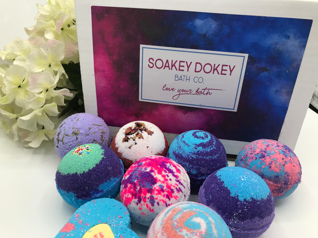 BATH BOMBS Gift Set MIX AND MATCH 9 Bath Bombs Set