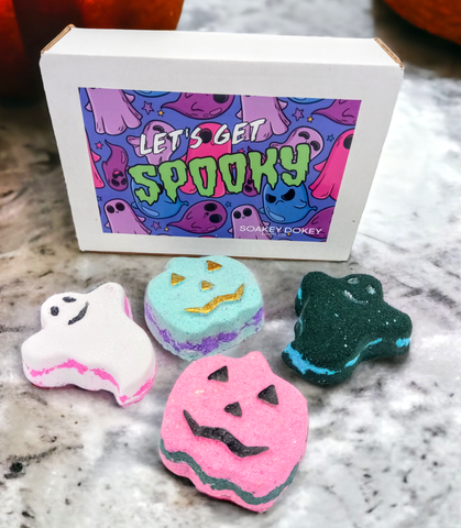 Spooky Halloween bath bombs gift set