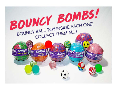 Bouncy Ball Bath Bombs 6 PK Toy Inside